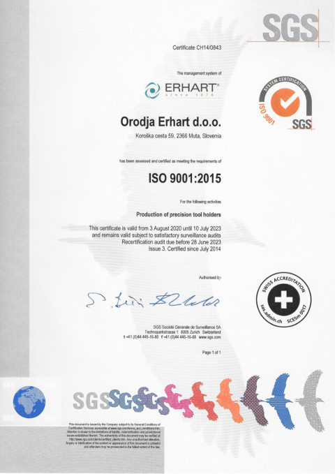 ISO-9001-2015 Orodja Erhart d.o.o.